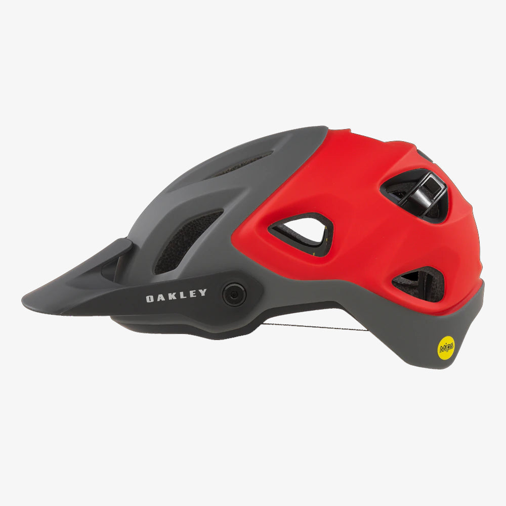 99479 009 casque oakley drt5 avec visiere gris noir et rouge